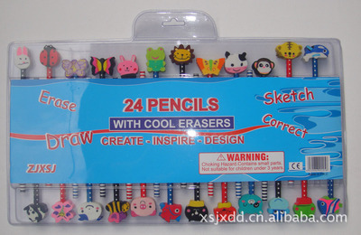 【【廠家直銷】供應橡皮鉛筆吸卡套裝】價格,廠家,圖片,文具套裝,紹興縣新世紀文教用品-